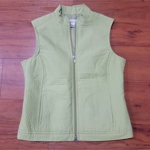 Talbots quilted vest sz small